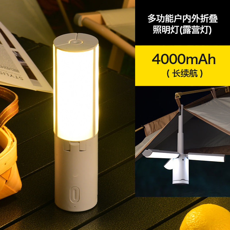 Outdoor folding multifunctional camping lights tent lights camping lights hand-hung lights student dormitory lights