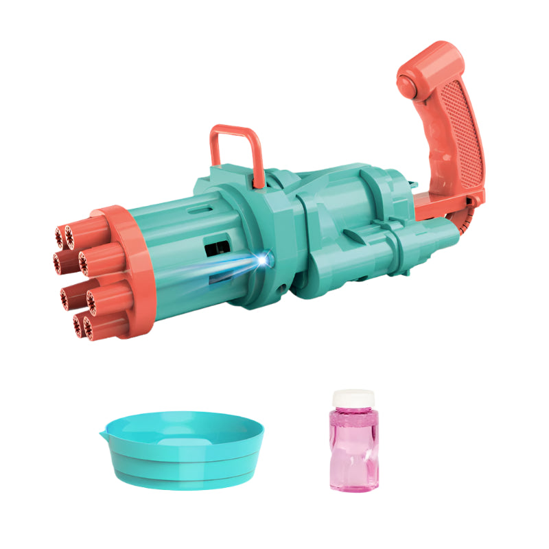 The same electric fun cute bubble machine Gatling children boys and girls blow bubble semi-automatic toys